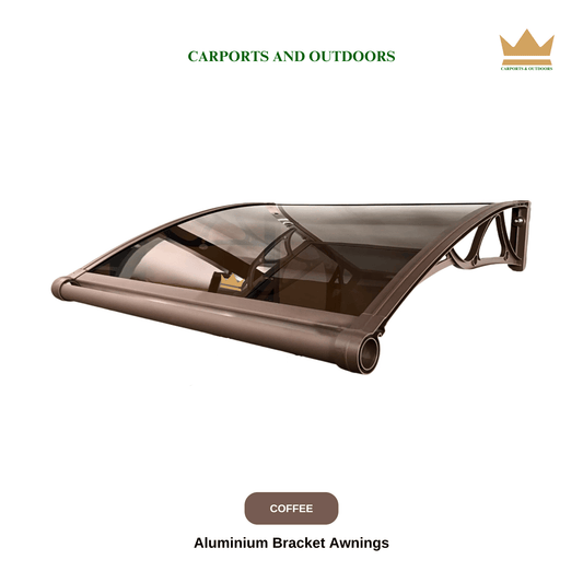 Aluminium Bracket Awning - COFFEE - Carports and Outdoors Aus