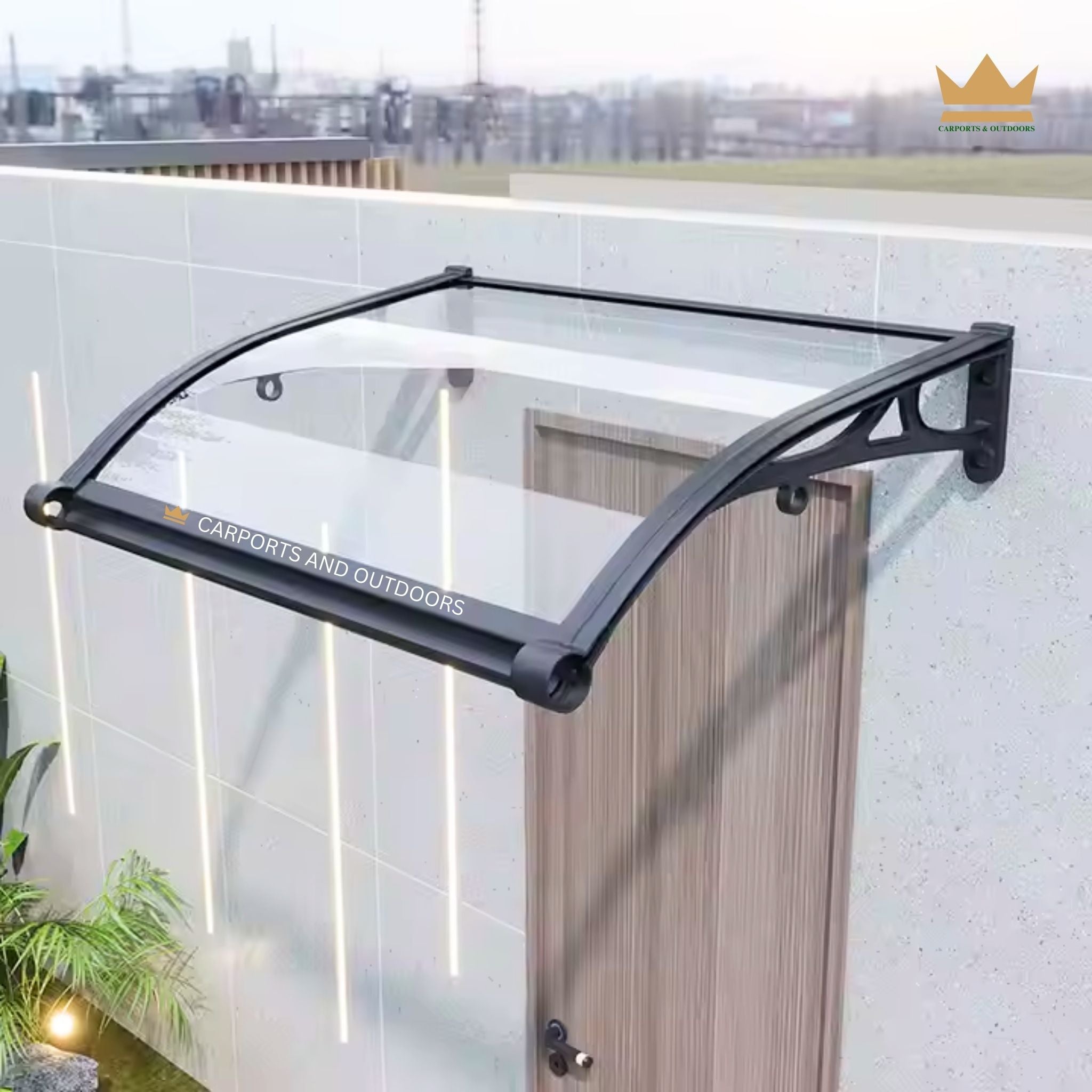 Aluminium Bracket Awning - GREY - Carports and Outdoors Aus