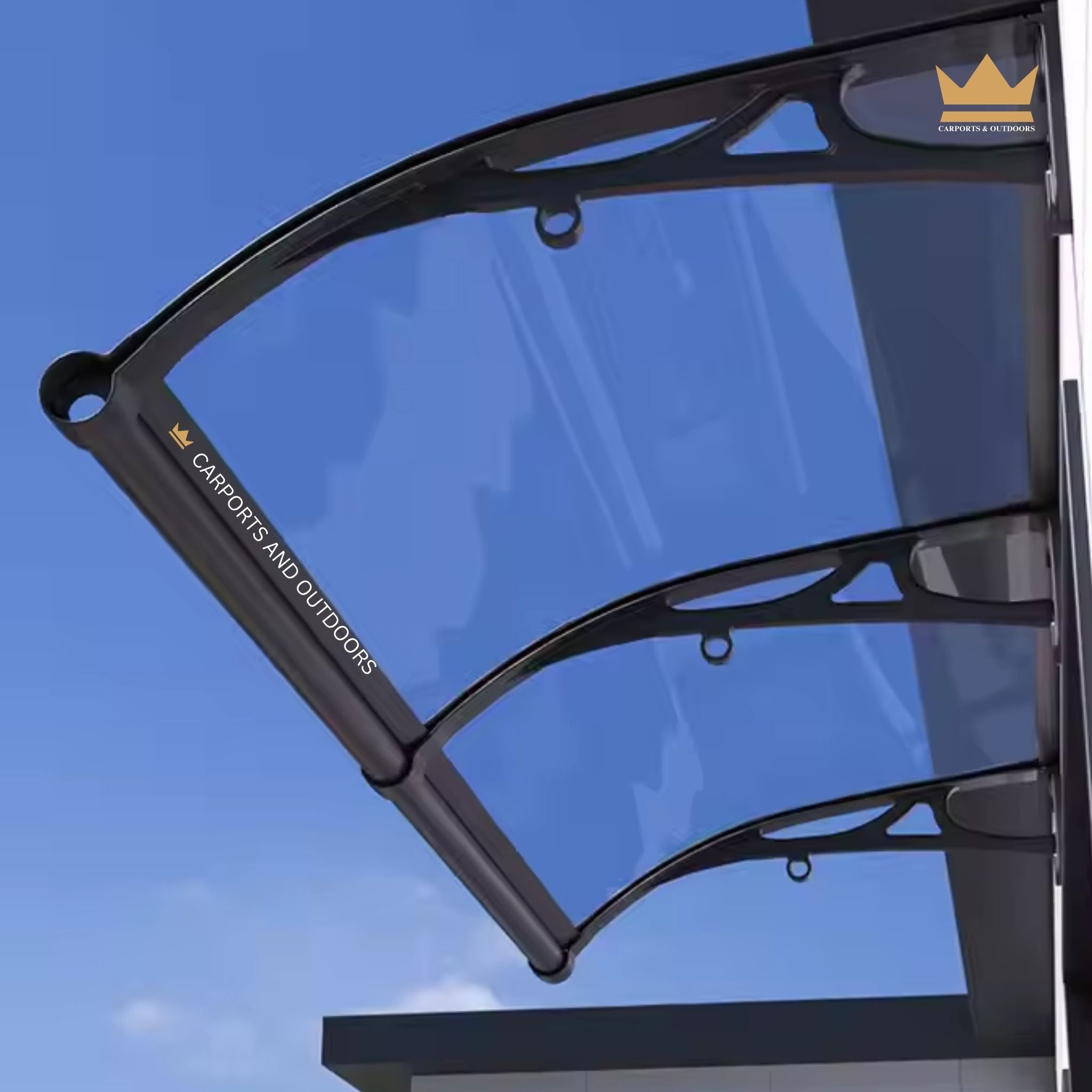 Aluminium Bracket Awning - GREY - Carports and Outdoors Aus