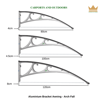 Aluminium Bracket Awning - GREY - Carports and Outdoors Aus