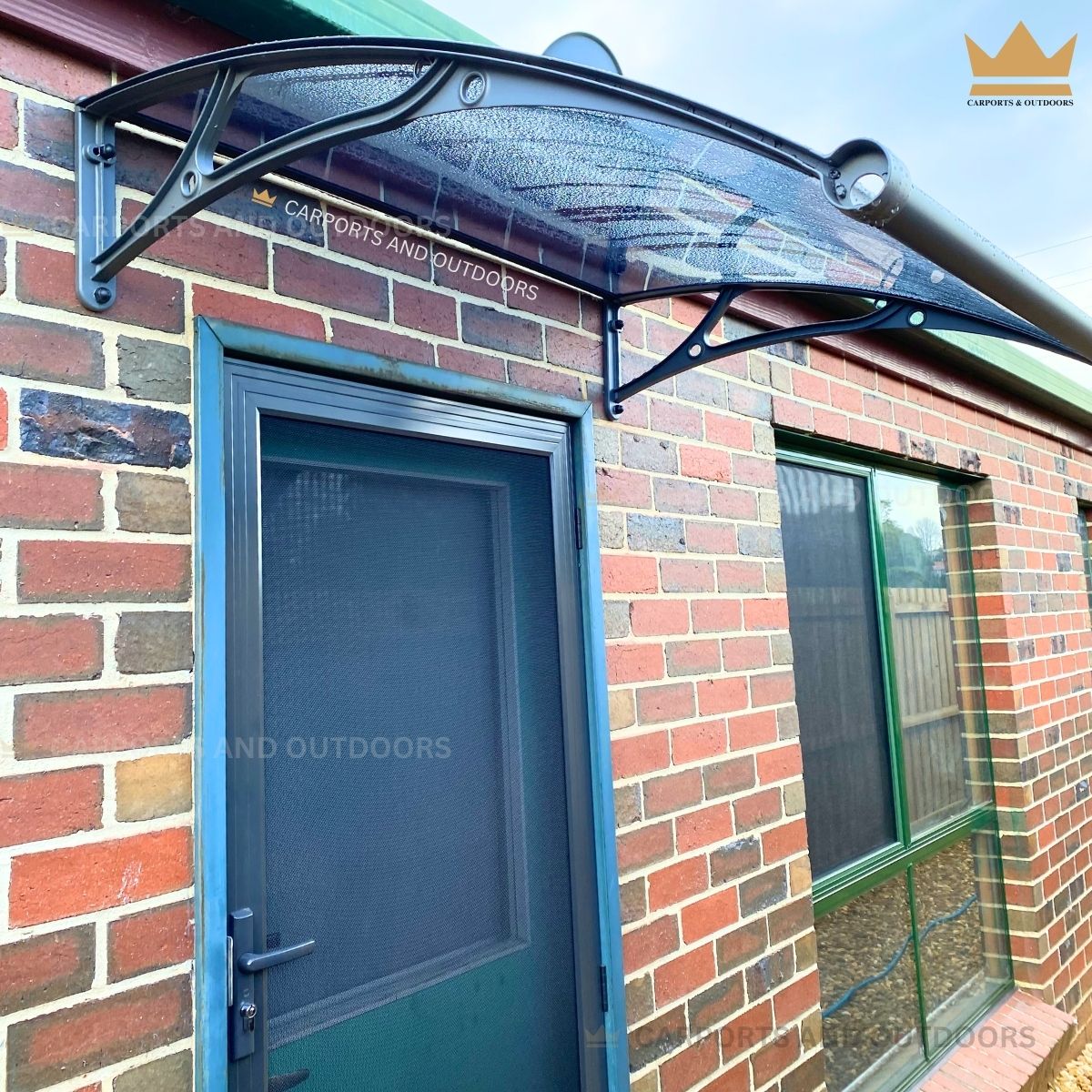 Aluminium Bracket Awnings Grey 1.0m x 1.2m in Warragul, VIC
