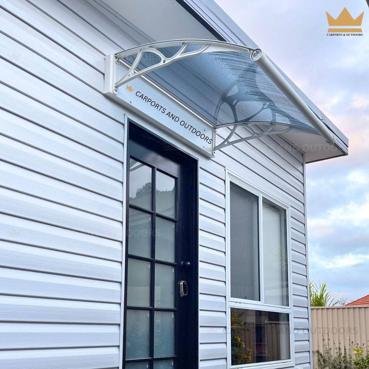 Bracket Awning 1m x 1.2m White Frame in Putney NSW 2112