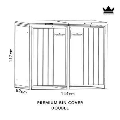 Premium Bin Cover - DOUBLE