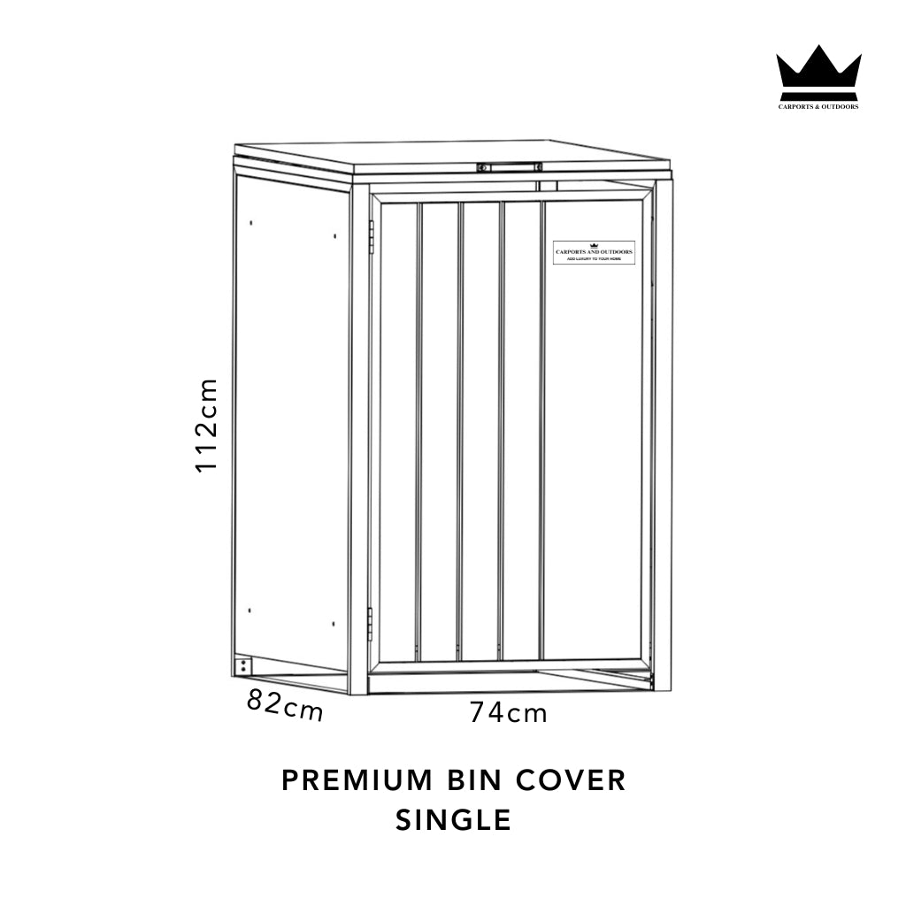 Premium Bin Cover - SINGLE