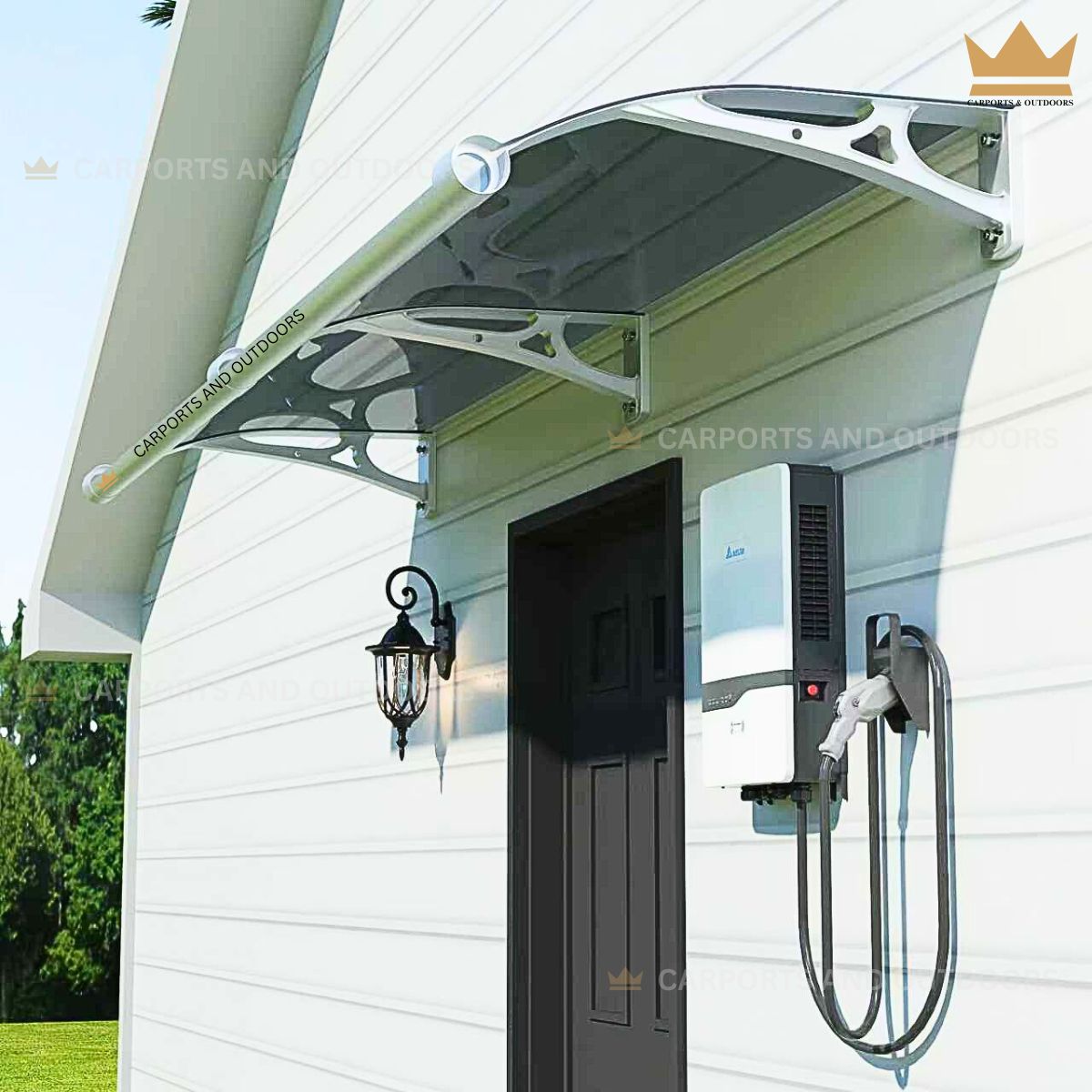 Aluminium Awning DIY Kit to protect EV Charger and Solar