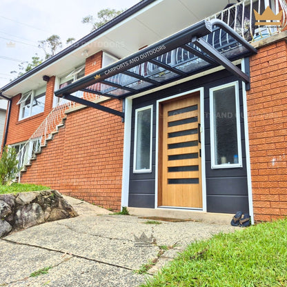 Aluminium Frame Awning Grey 1.5 x 3.0m in Waterfall, NSW