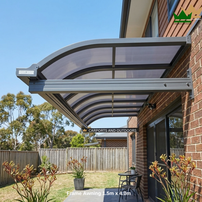 Aluminium Frame fixed awning DIY kit installed in Ballarat - Carports and Outdoors