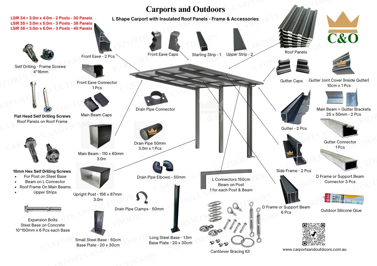 Insulated Carports & Pergolas | Aluminium Roof Kits Australia ...