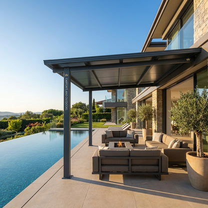 Insulated Pergola Grey 3 by Carports and Outdoors in Geelong