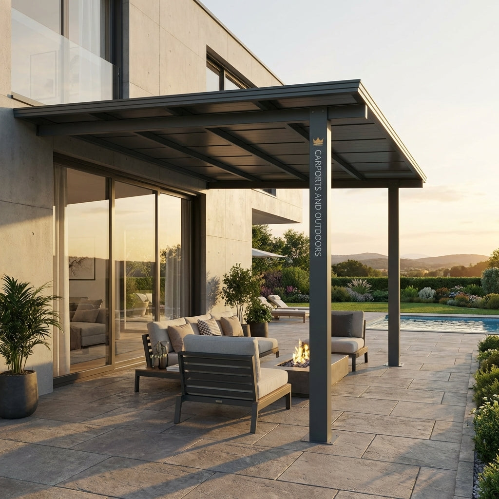 Insulated Pergola Grey 7 by Carports and Outdoors in Melbourne West