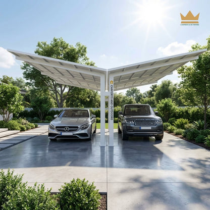 Insulated Carports & Pergolas - WHITE