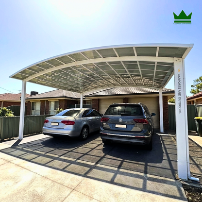 M Shape Double Carport - DIY kit in Brisbane
