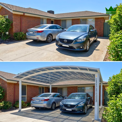 M Shape Double Carport - DIY kit in Sydney