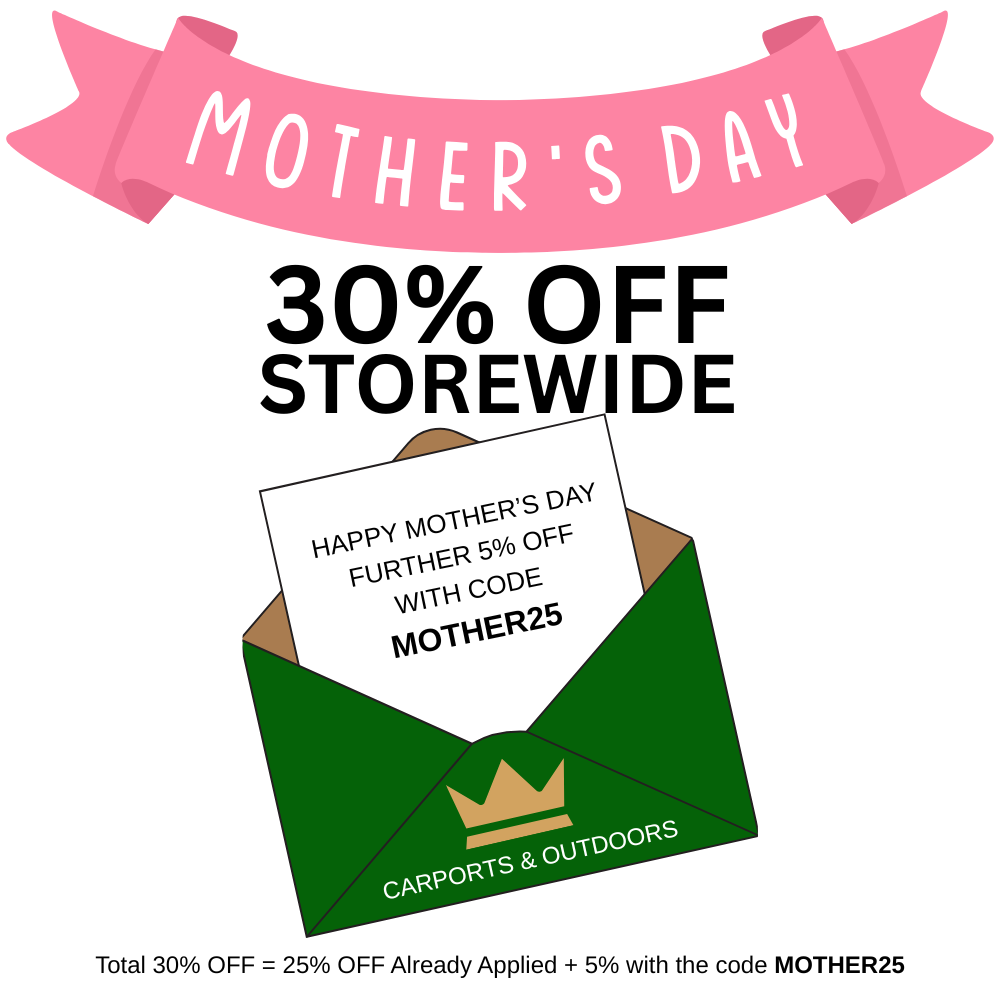 Carports and Outdoors Mother's Day Discount Code