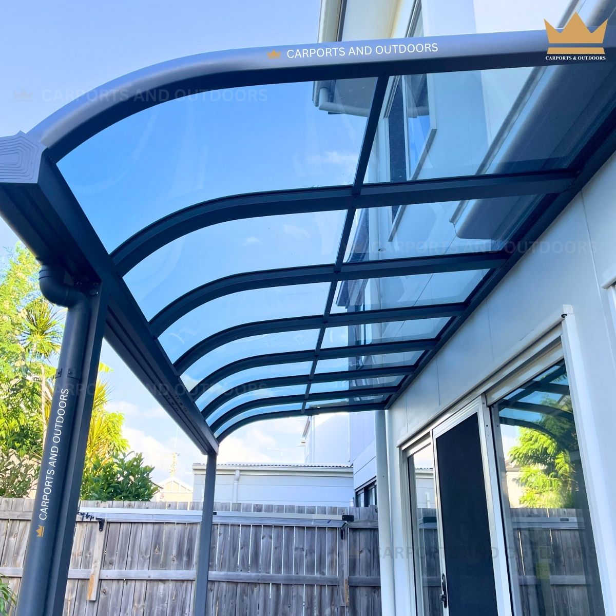 Patio Cover Kit 1.5 x 3m Grey with Light Grey installed in Doolandella, QLD 4077