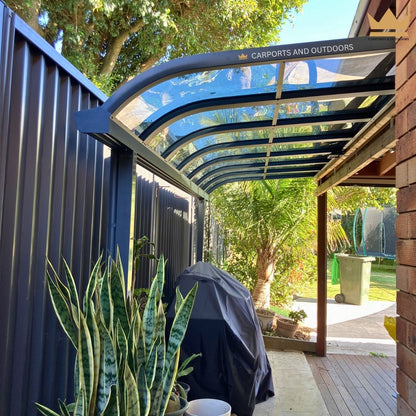 Patio Cover Kit grey with Light Grey 1.5m x 4.0m Installed in Roselands, NSW