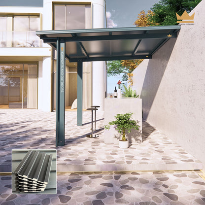 Patio Cover or Aluminium Pergola with Aluminium Insulated Roof Panels 3x4m