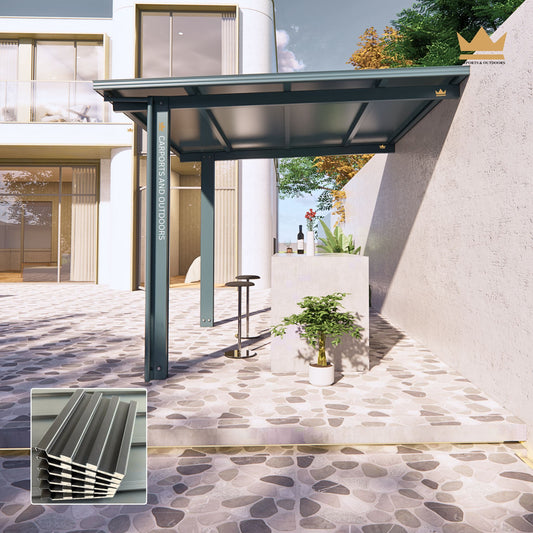 Patio Cover or Aluminium Pergola with Aluminium Insulated Roof Panels 3x4m