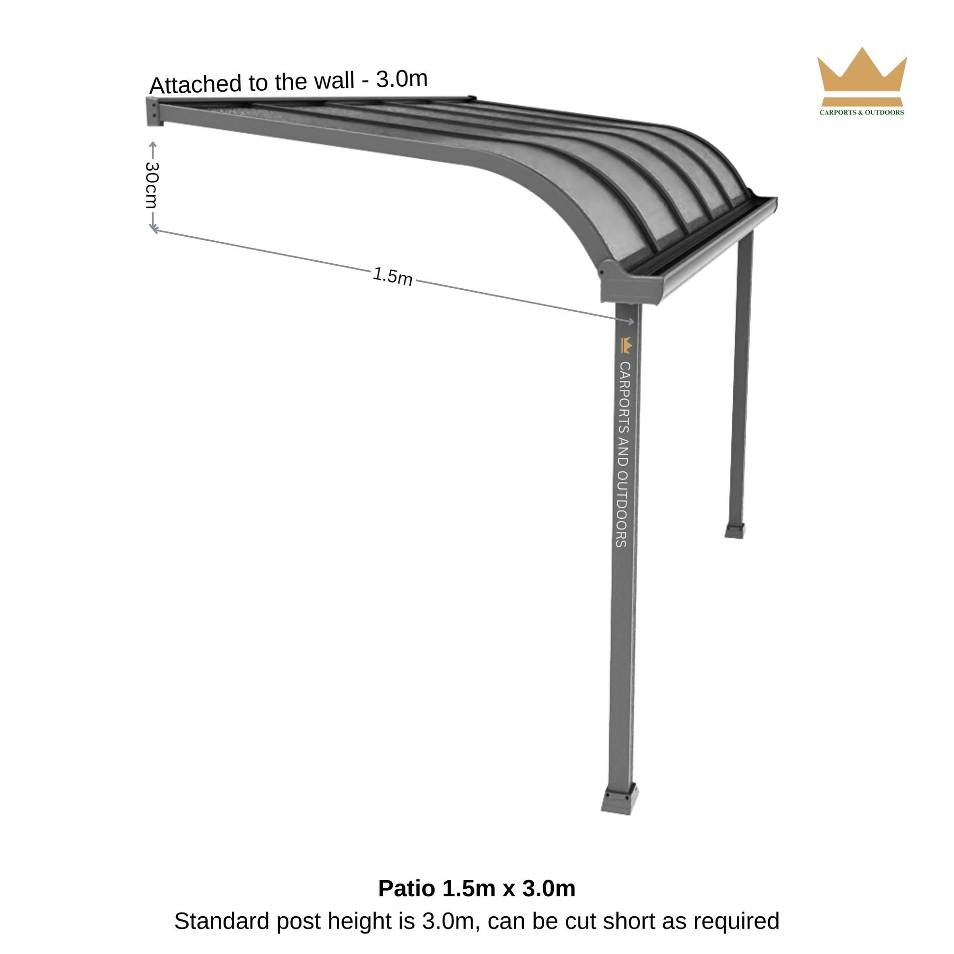 Patio Cover Kit - GREY - Carports and Outdoors Aus
