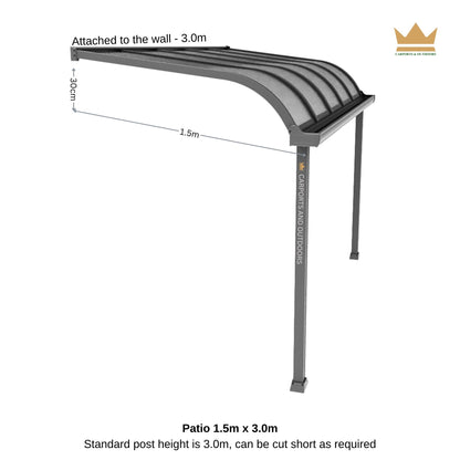 Patio Cover Kit - GREY - Carports and Outdoors Aus