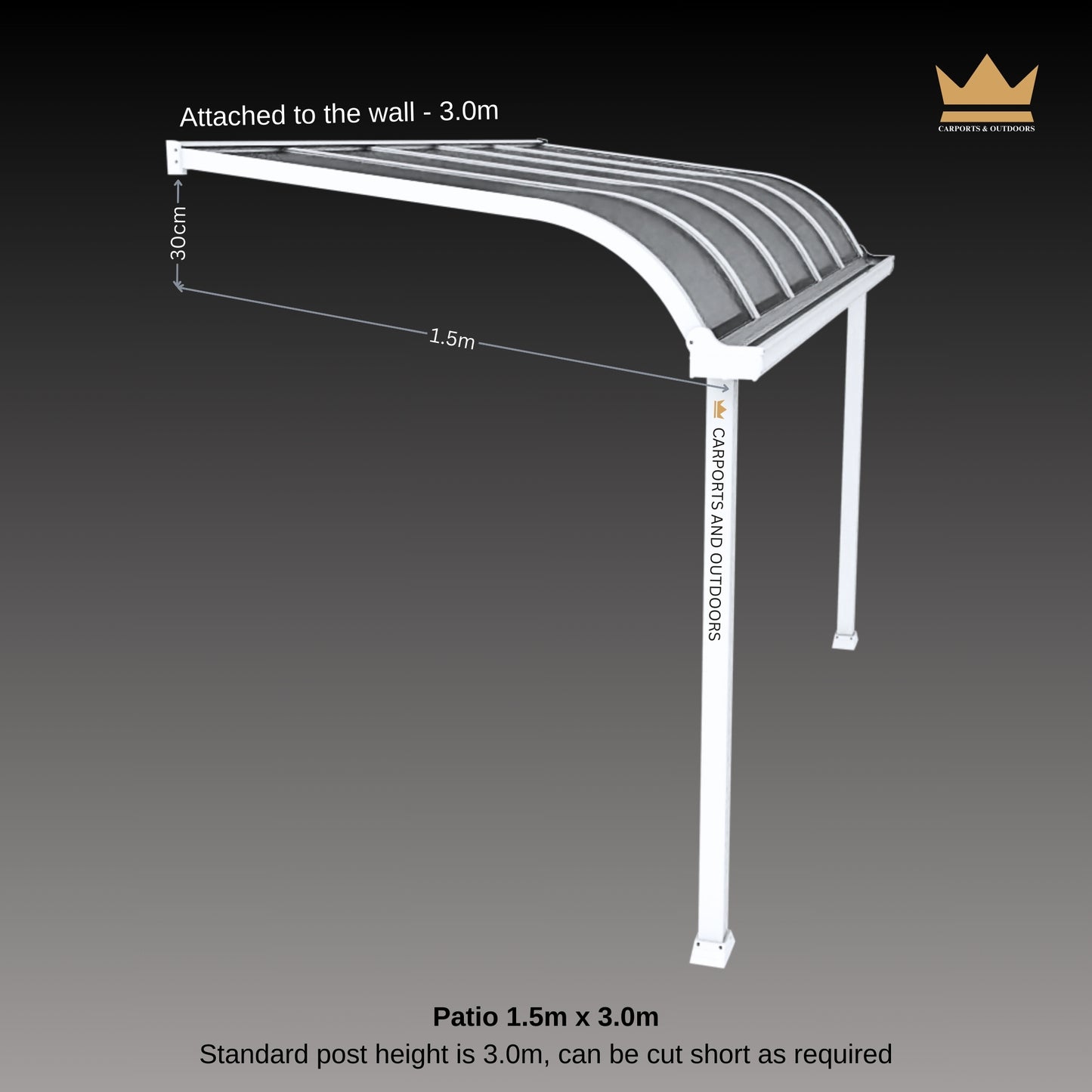Patio Cover Kit - GREY - Carports and Outdoors Aus