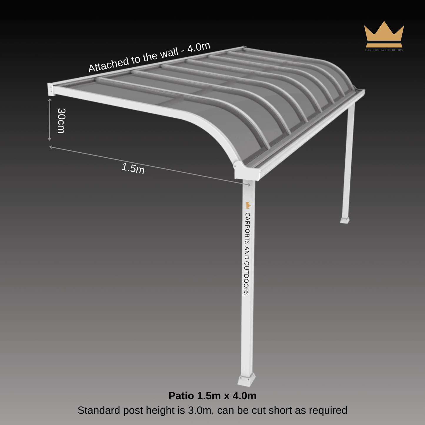 Patio Cover Kit - WHITE - Carports and Outdoors Aus