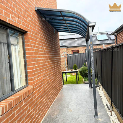 Patio Cover Grey 1.5m x 4.0m with Light Grey Frost Sheets in Melbourne, VIC