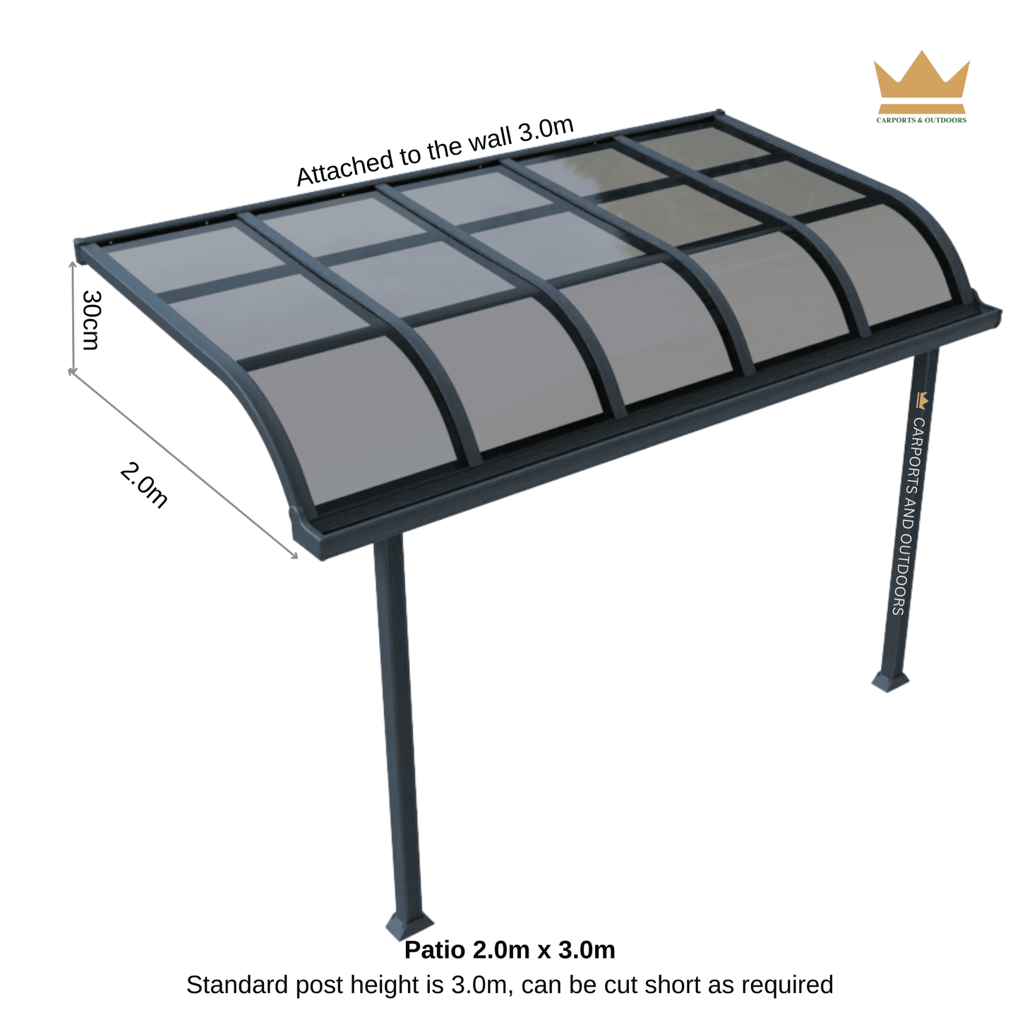 Patio Cover Kit - GREY - Carports and Outdoors Aus