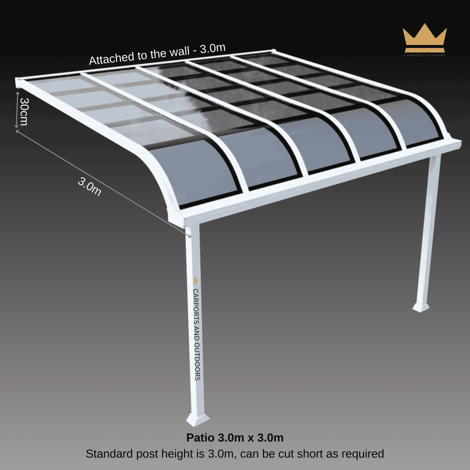 Patio Cover Kit - WHITE - Carports and Outdoors Aus