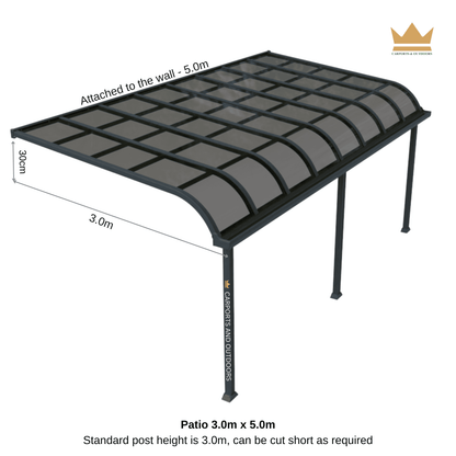 Patio Cover Kit - GREY - Carports and Outdoors Aus