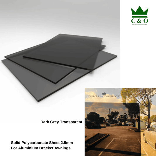 Solid PC Sheet 2.5mm For Bracket Awnings