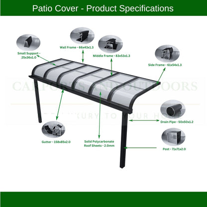 Patio Cover Kit - GREY - Carports and Outdoors Aus