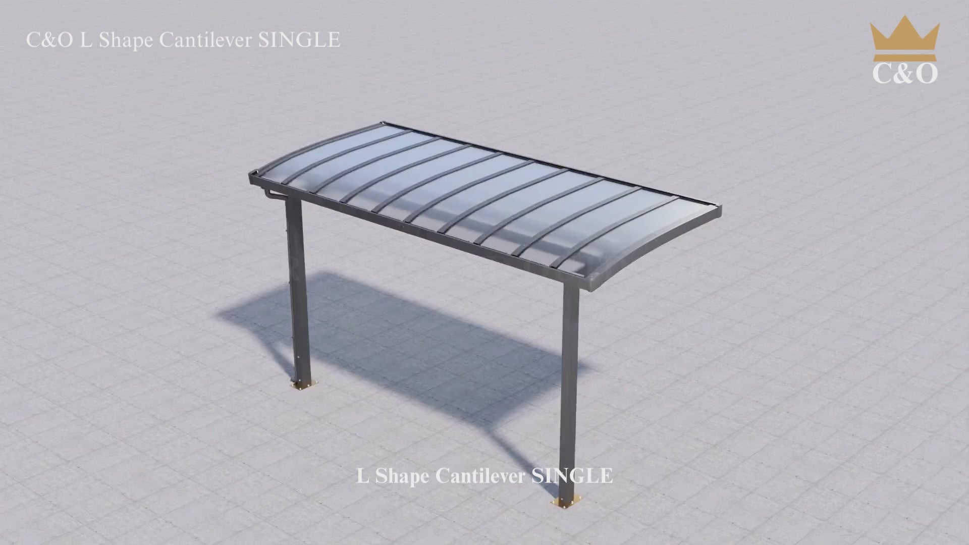 Load video: Cantilever Carport or Double Carport kit in Australia