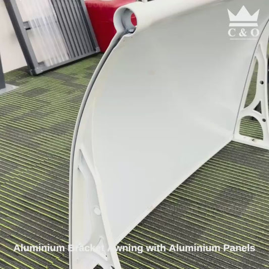 Aluminium Bracket Awning with Aluminium Panels Video - Melbourne DIY kit